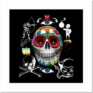 Mexican Skull Vibe Posters and Art